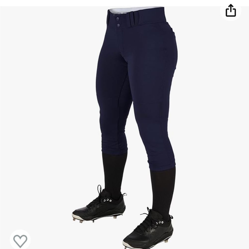 CHAMPRO Women's Traditional Low-Rise Polyester Softball Pant